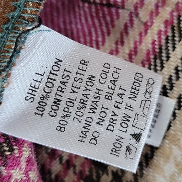 Fantastic Fawn womens plaid corduroy Patchwork shacket size M - Picture 4 of 7